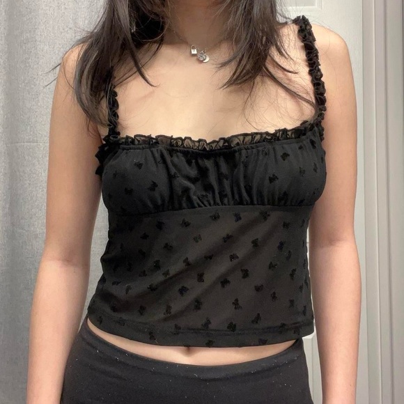 Motel Rocks Mesh Butterfly Top - Picture 8 of 8